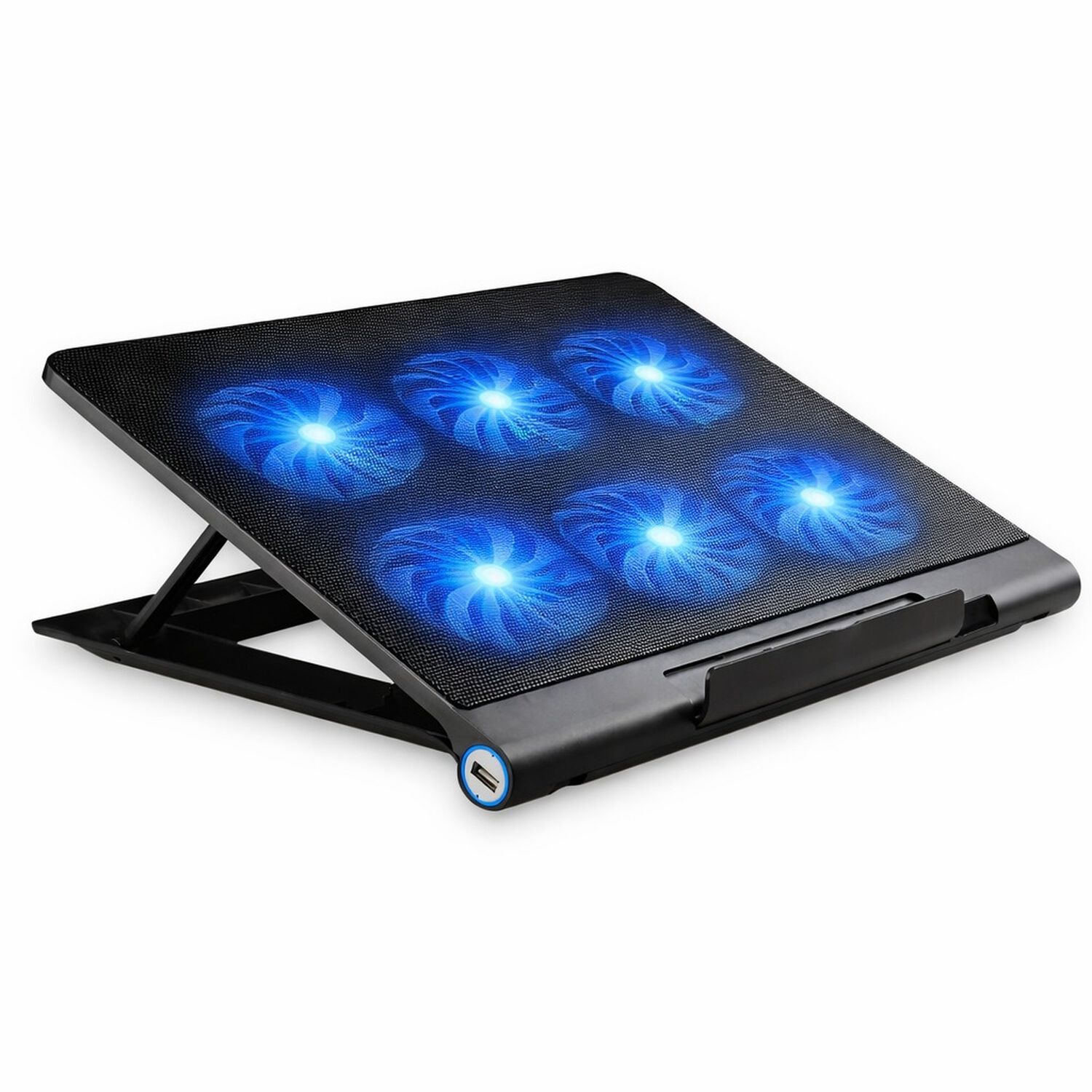Ventilador Para Notebooks Gamer Six Fan Led 1800 Rpm 17" Max image number 1.0