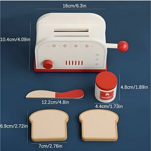 Tostadora Juego De Cocina De Madera