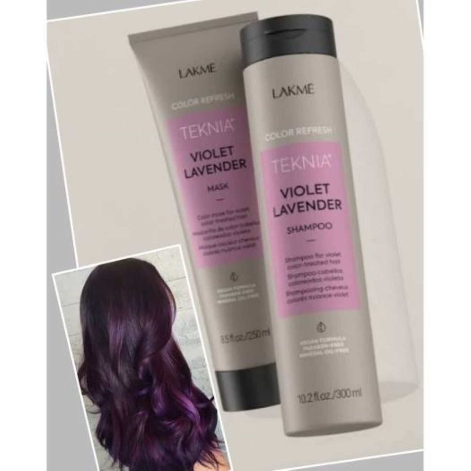 Shampoo Lakme Teknia Color Refresh Violet Lavender 300ml image number 2.0