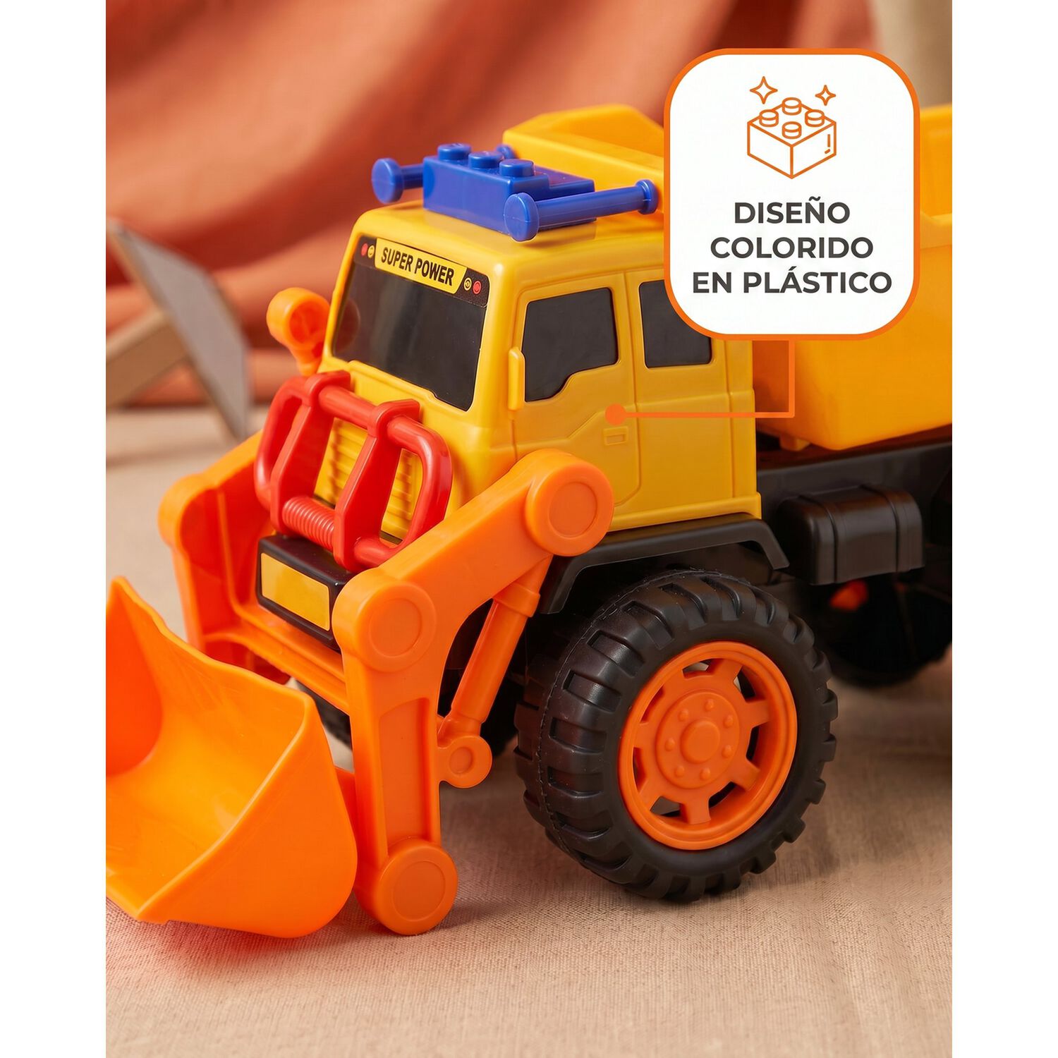 Juguete Cami&oacute;n Tolva Minero Grande Para Ni&ntilde;os image number 8.0