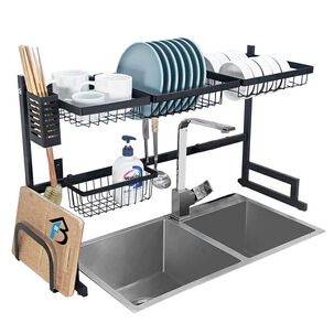 Escurridor De Platos Secado Multiuso Acero Inoxidable 85cm