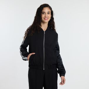 Chaqueta Varsity Con Lineas En Manga Mujer Freedom