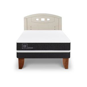 Cama Europea Cic Ortopedic / 1.5 Plazas / Base Normal + Respaldo