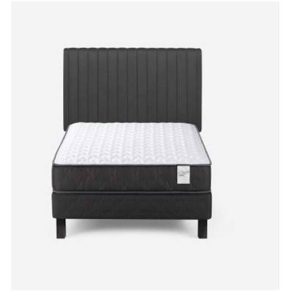 Cama Europea Rosen Wave / 1.5 Plazas / Base Normal + Respaldo image number 6.0