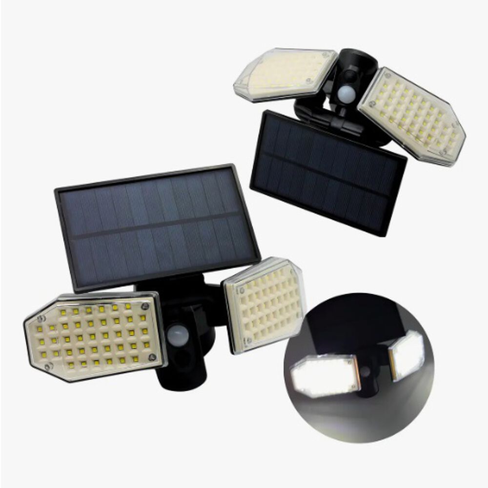 L&aacute;mpara Farol Led De Pared Solar image number 1.0