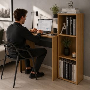 Combo Mons Home Office Librero + Escritorio