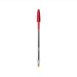 Pack 50 Cristal 1.0mm Punta Media Rojo Bic