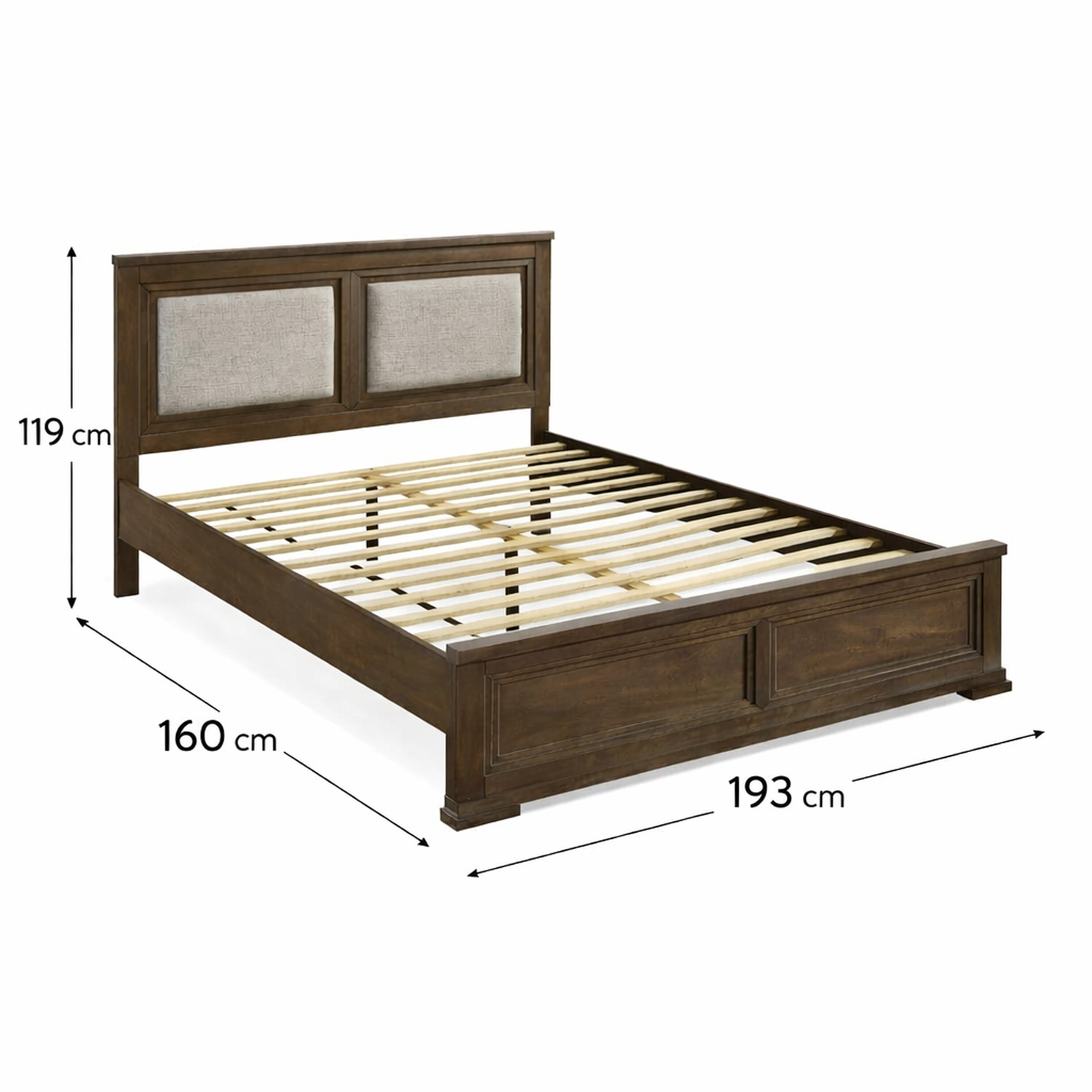 Cama Casaideal Austral / 2 Plazas + Respaldo image number 4.0