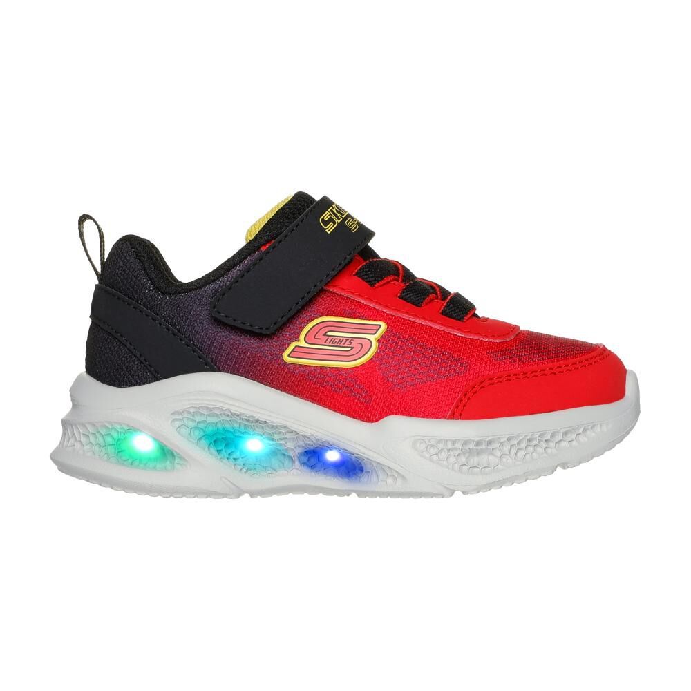 Zapatilla Infantil Niño Skechers Skechers Meteor-lights-krendo Rdbk image number 4.0