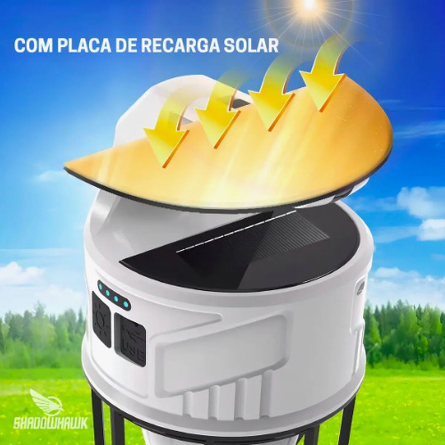 Linterna Solar Para Camping image number 4.0
