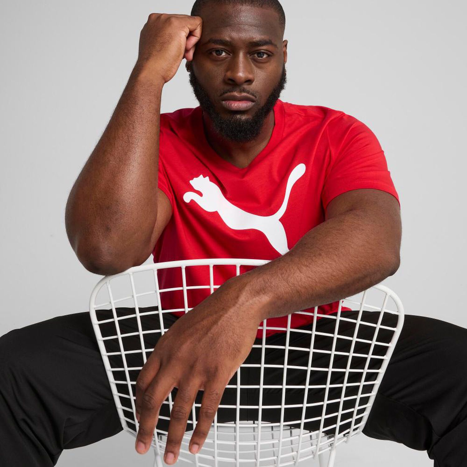 Polera Deportiva Hombre Puma Ess Tee image number 2.0
