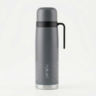 Termo Matero 1 Litro Acero Inoxidable Con Vertedor Multidireccional Halten Gris