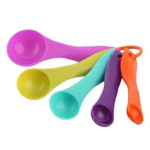 Set 5 Cucharas Medidoras Cuchara Medidora Plastico Colores