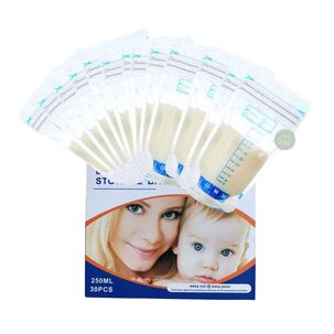 Bolsas P&aacute;ra Leche 30 Unidades 24cm Resistentes Reutilizables