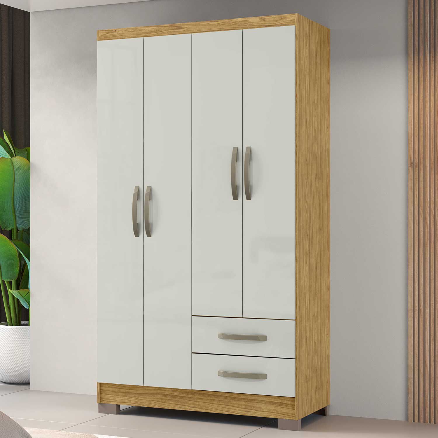 Closet 4 Puertas Classic Marrocos / Off White image number 0.0