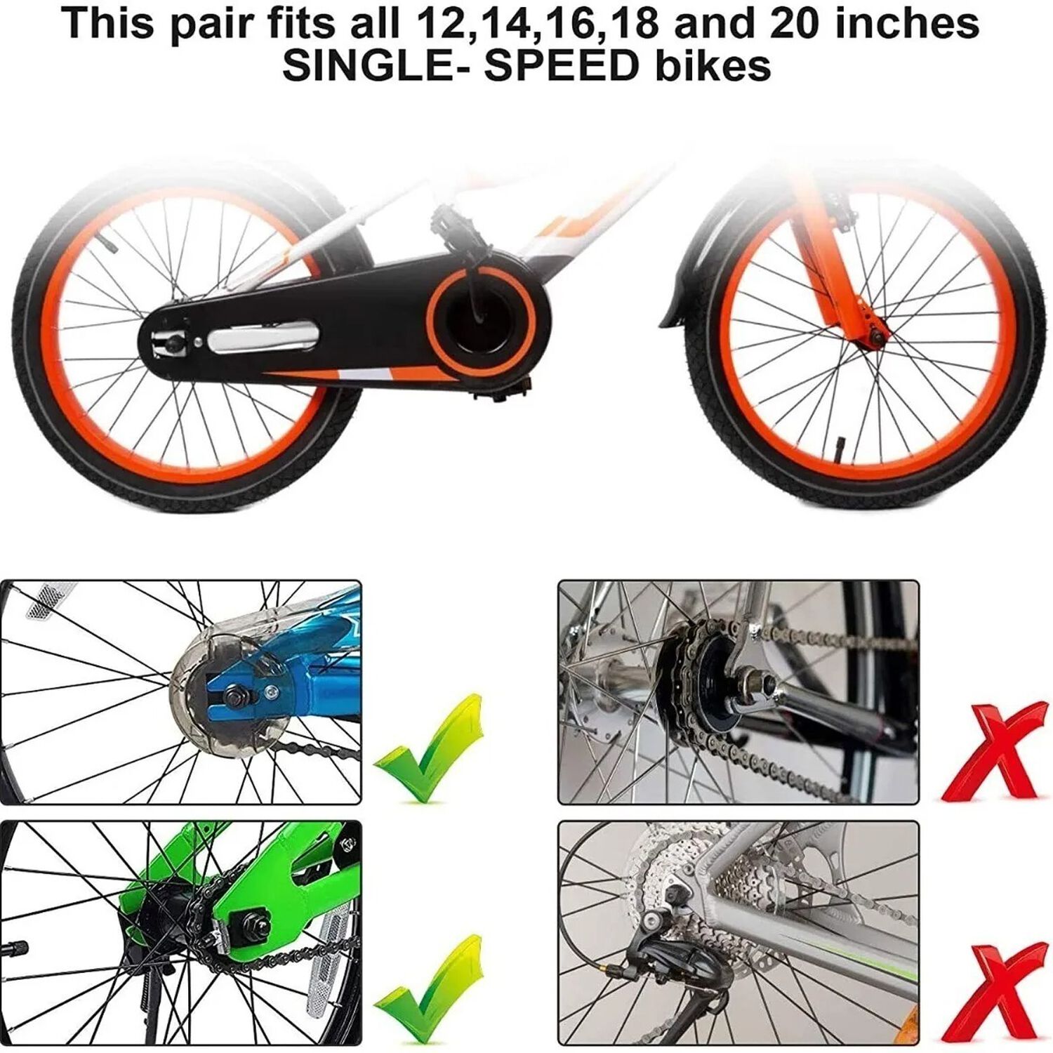 Ruedas Estabilizadores Ajustables Para Bicicleta Aro 12-16 image number 3.0