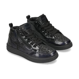 Zapatilla Infantil Niña Topsis Black