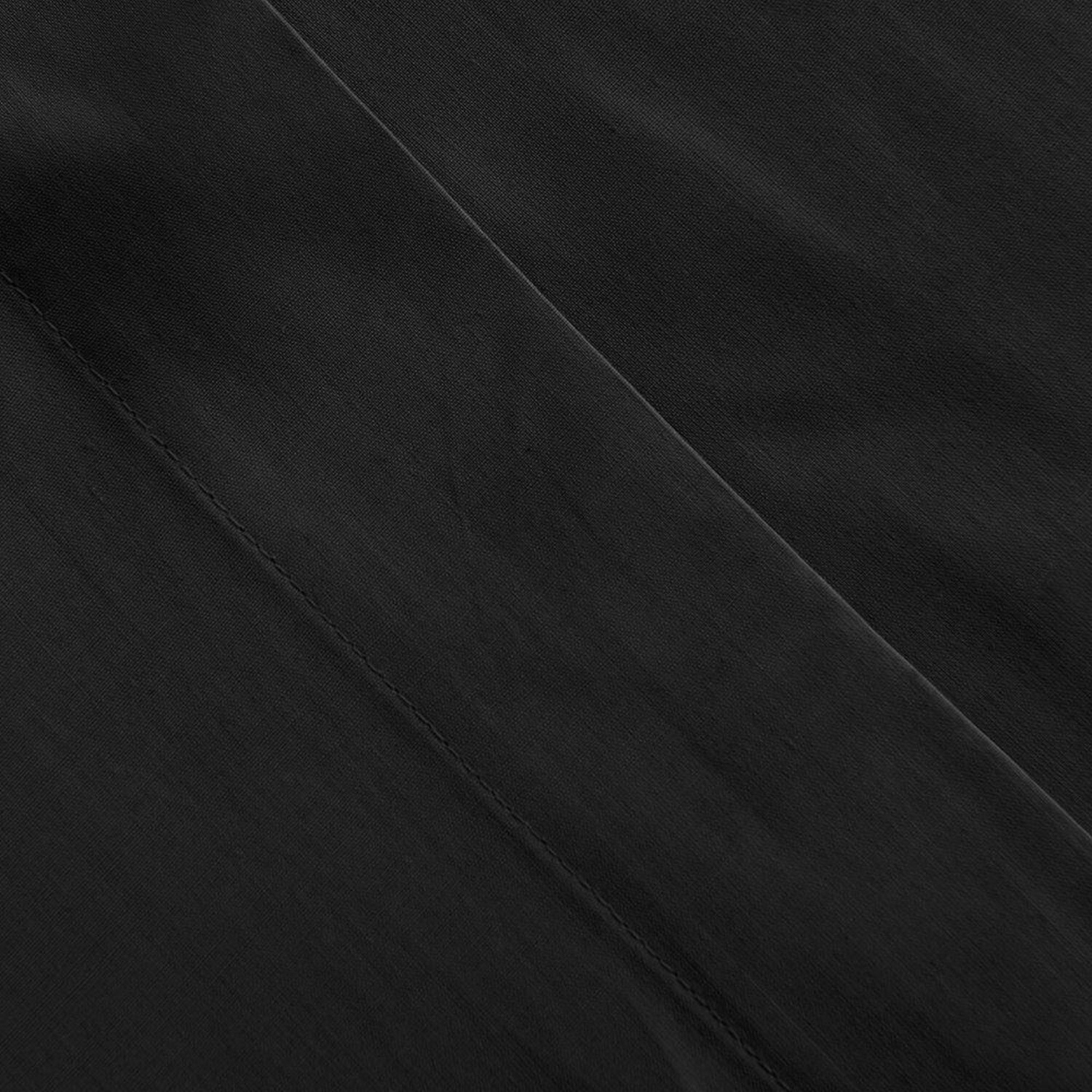 Sabana 144 Hilos Lisas King Negro image number 1.0