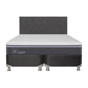 Box Spring Cic Ortopedic / 2 Plazas / Base Dividida  + Respaldo