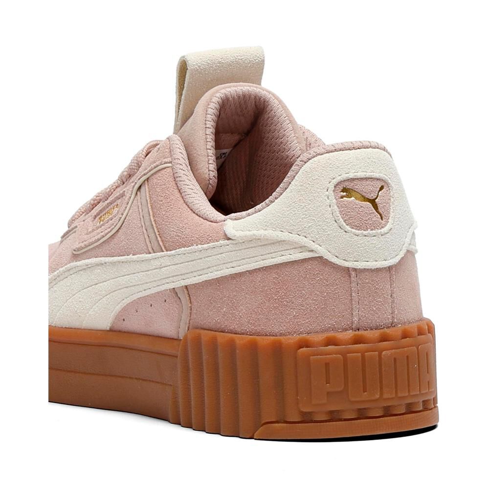 Zapatilla Urbana Mujer Puma Carina 3.0 Luxe Sd Rose Latte-alpine Snow image number 2.0