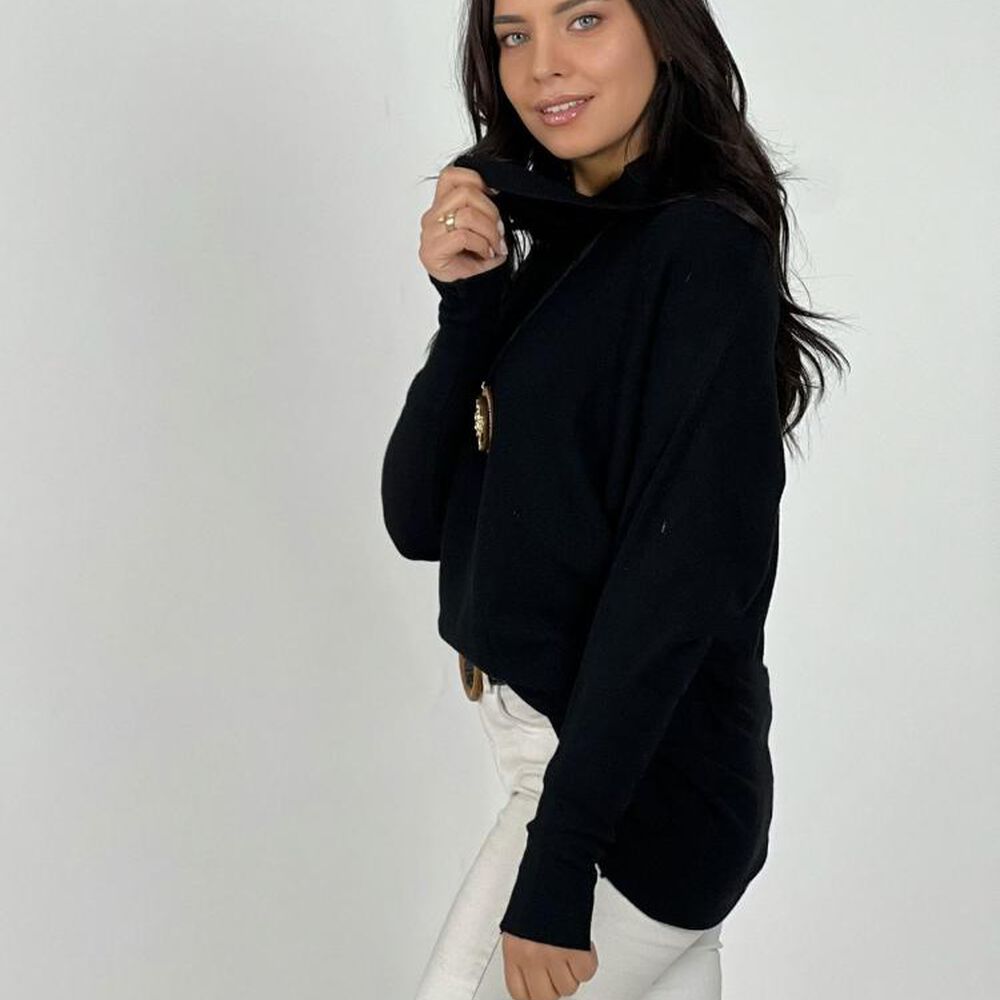 Sweater Spandex De Lana Cuello Alto image number 13.0