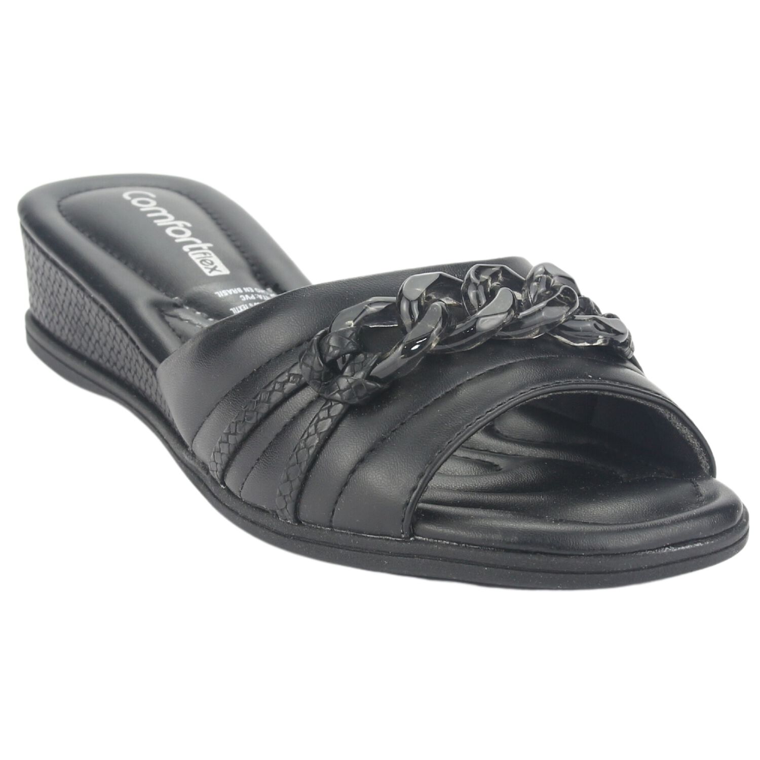 Sandalia Comfortflex Mujer 2370401 Negro Casual image number 2.0