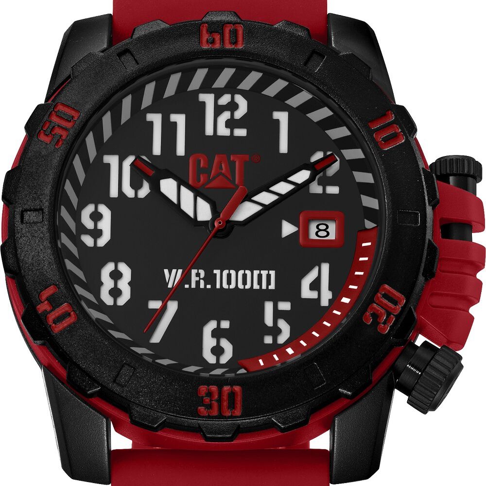 Correa Pulsera Cat Hombre Lk-28 Rojo image number 2.0