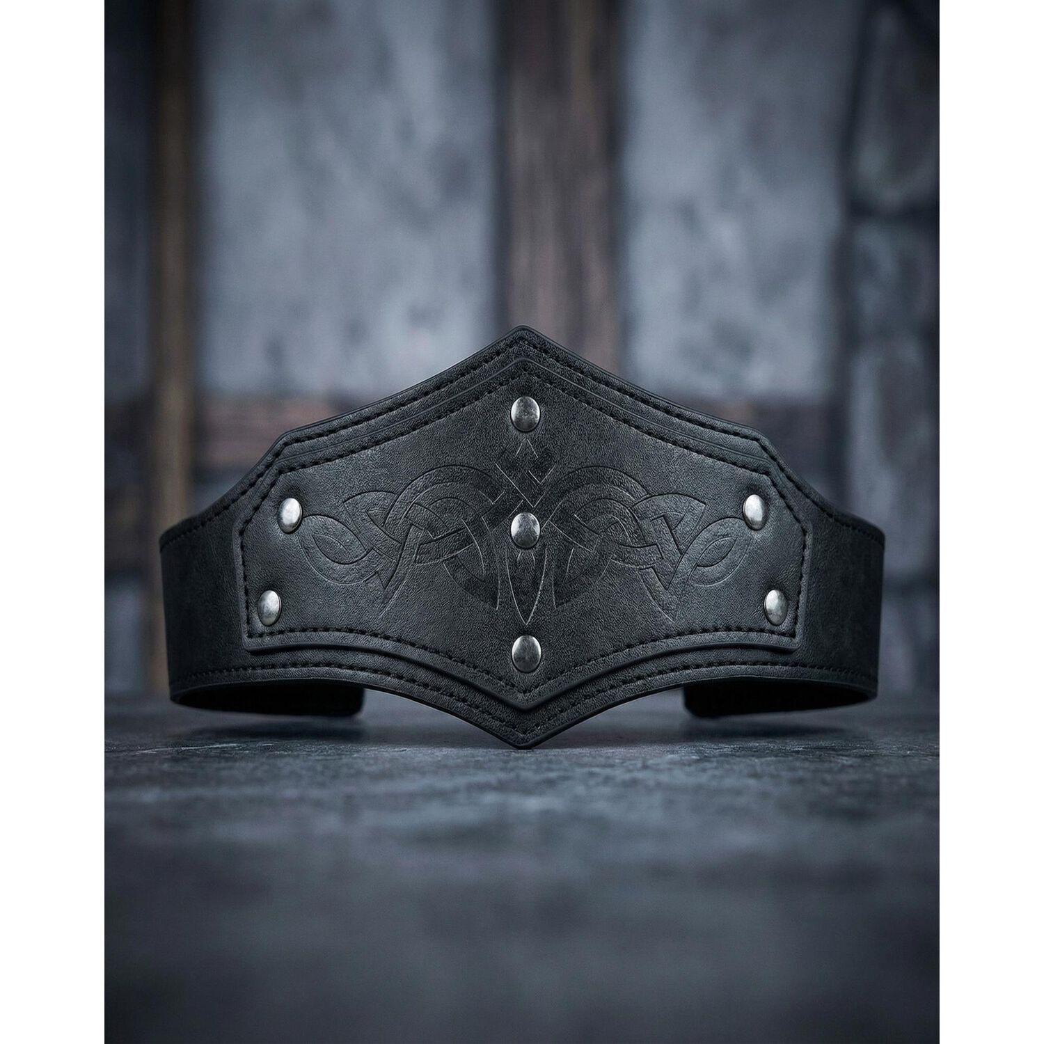 Tiara Vikinga Medieval Celtas En Relieve Ajustable image number 9.0