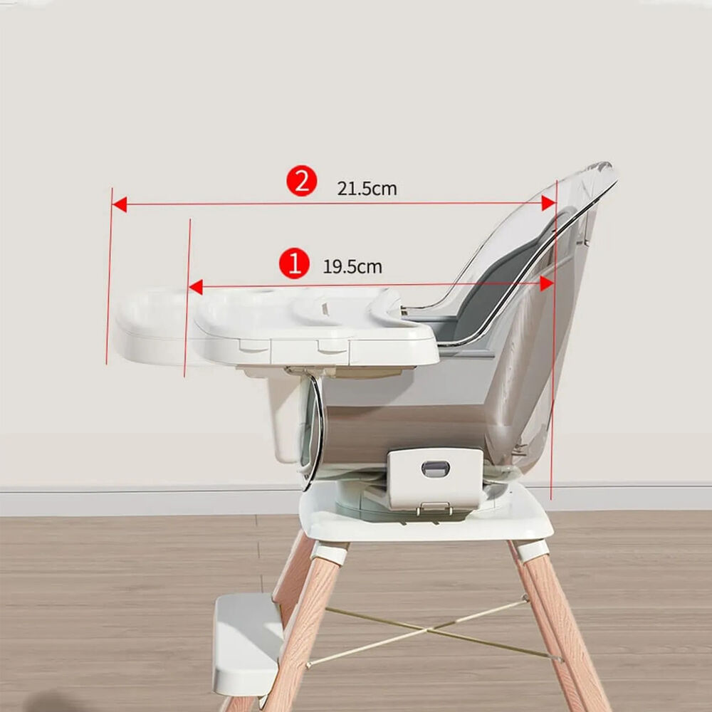 Silla De Comer Giratoria 360 Rosada - Babymine image number 3.0