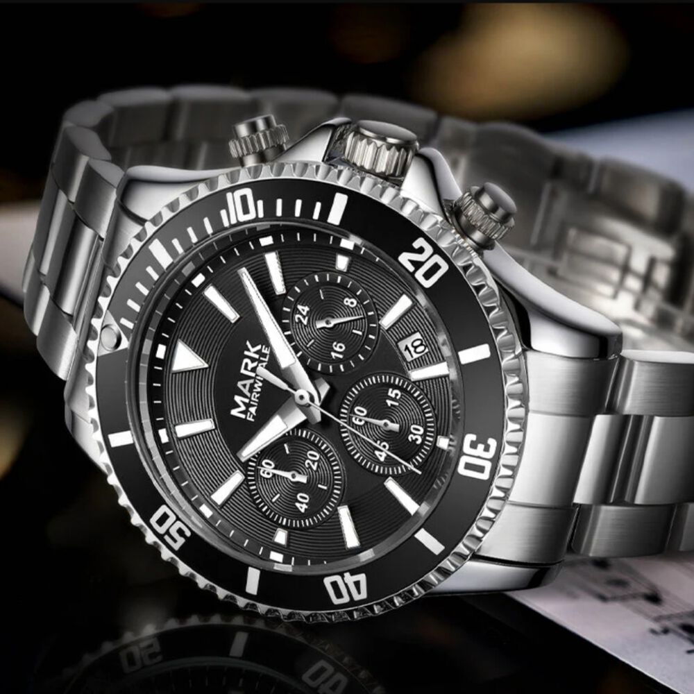 Reloj Submariner Cronografo Mark Fairwhale Cristal De Zafiro image number 1.0