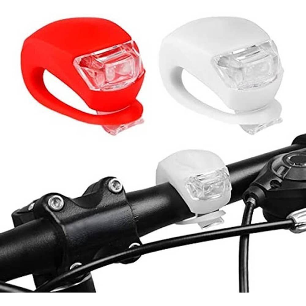 Pack 2 Luces Led Silicona Bicicleta Mtb Ciclismo image number 2.0