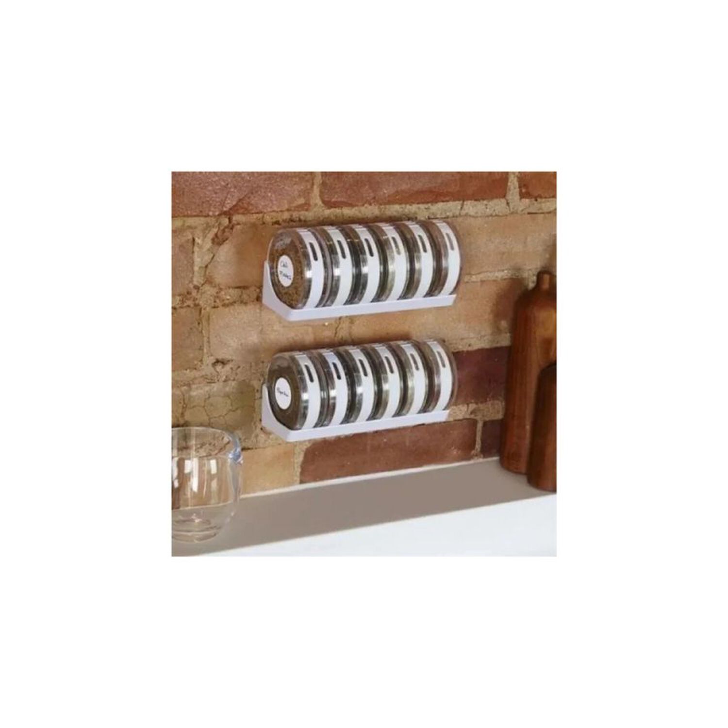 Set Especiero 6 Piezas Organizador Condimentero Rack Tarros image number 2.0