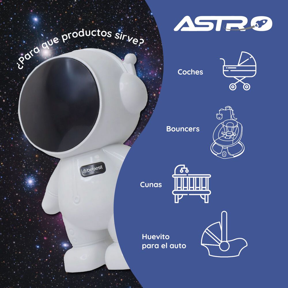 Mecedora Astro Para Coches, Bouncers Y Cunas Bebes image number 1.0