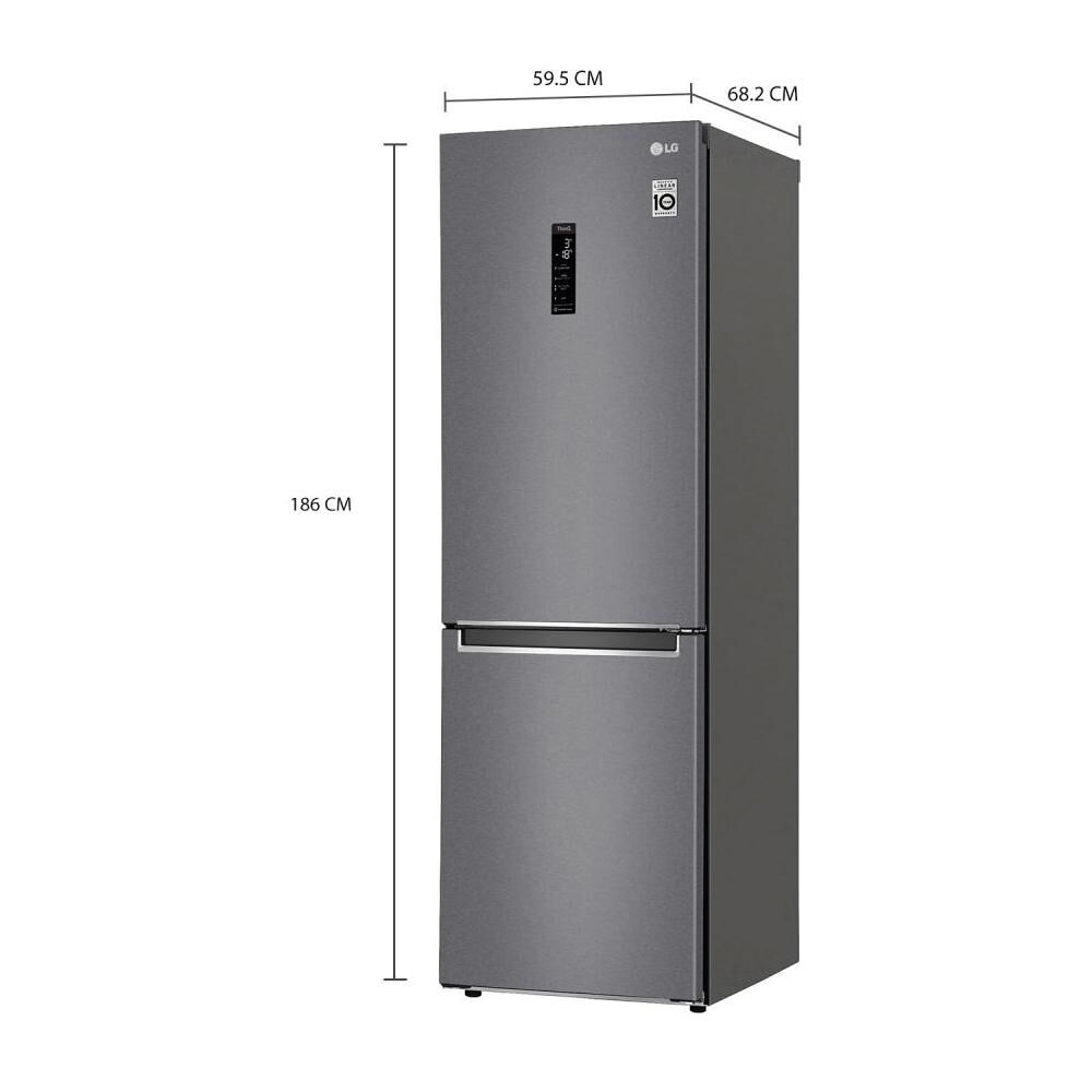 Refrigerador Bottom Freezer LG GB37MPD / No Frost / 341 Litros / A++ image number 9.0