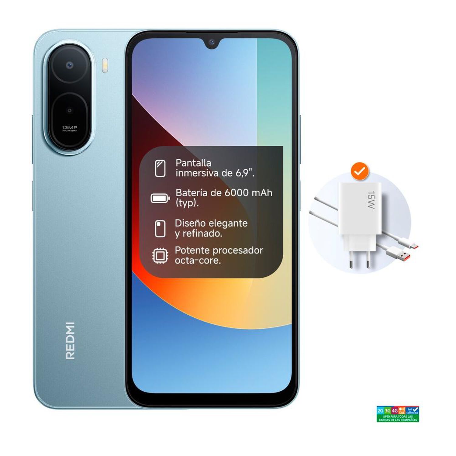 Smartphone Xiaomi Redmi A7 Pro / 128 GB / Azul / Liberado image number 1.0