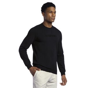 Poler&oacute;n Comfy Big Logo Negro Hombre