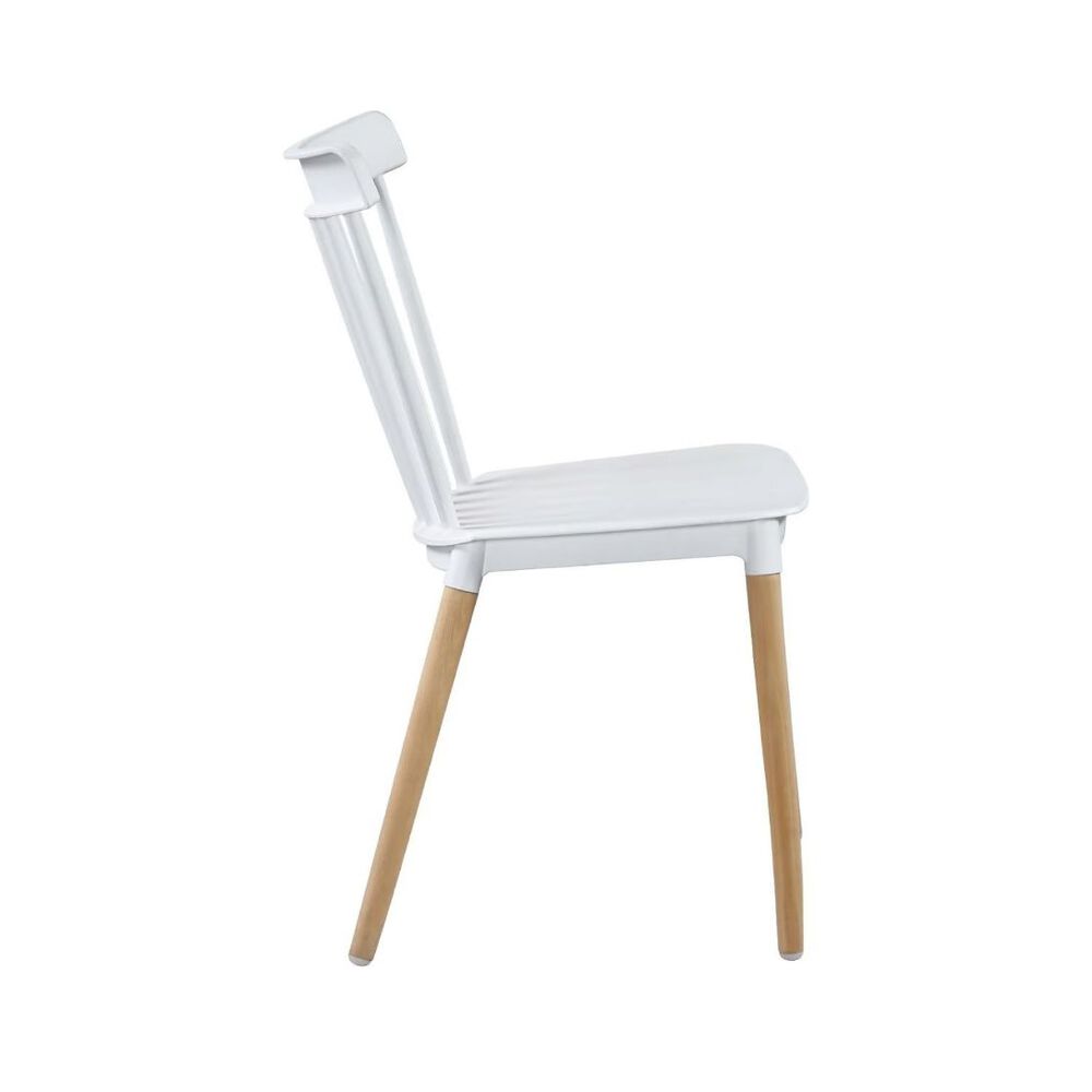 Pack 4 Sillas De Comedor Windsor Blanco image number 2.0