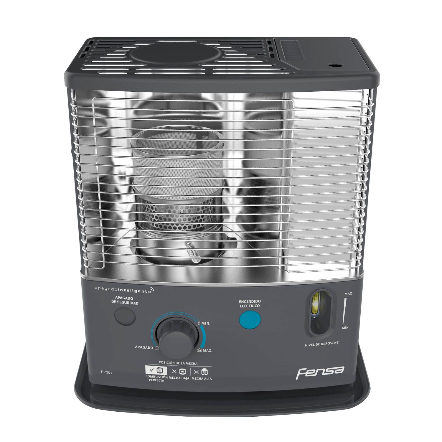 Estufa Parafina Mecha Fensa 4,2 Litros 2,7kw F 720+ image number 0.0