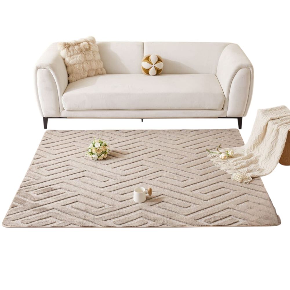Alfombra Rectangular Para Living 160x200cm Jacquard image number 0.0