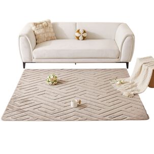 Alfombra Rectangular Para Living 160x200cm Jacquard