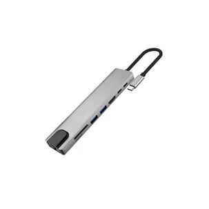 Adaptador Hub Para Macbook Air M1 M2 8 En 1 Usb-c Hdmi 4k