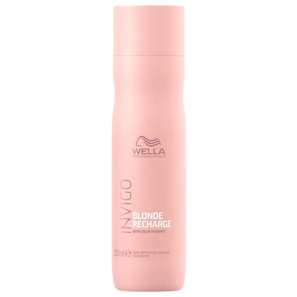 Shampoo Blonde Recharge Wella 250ml Cabellos Rubios image number 0.0