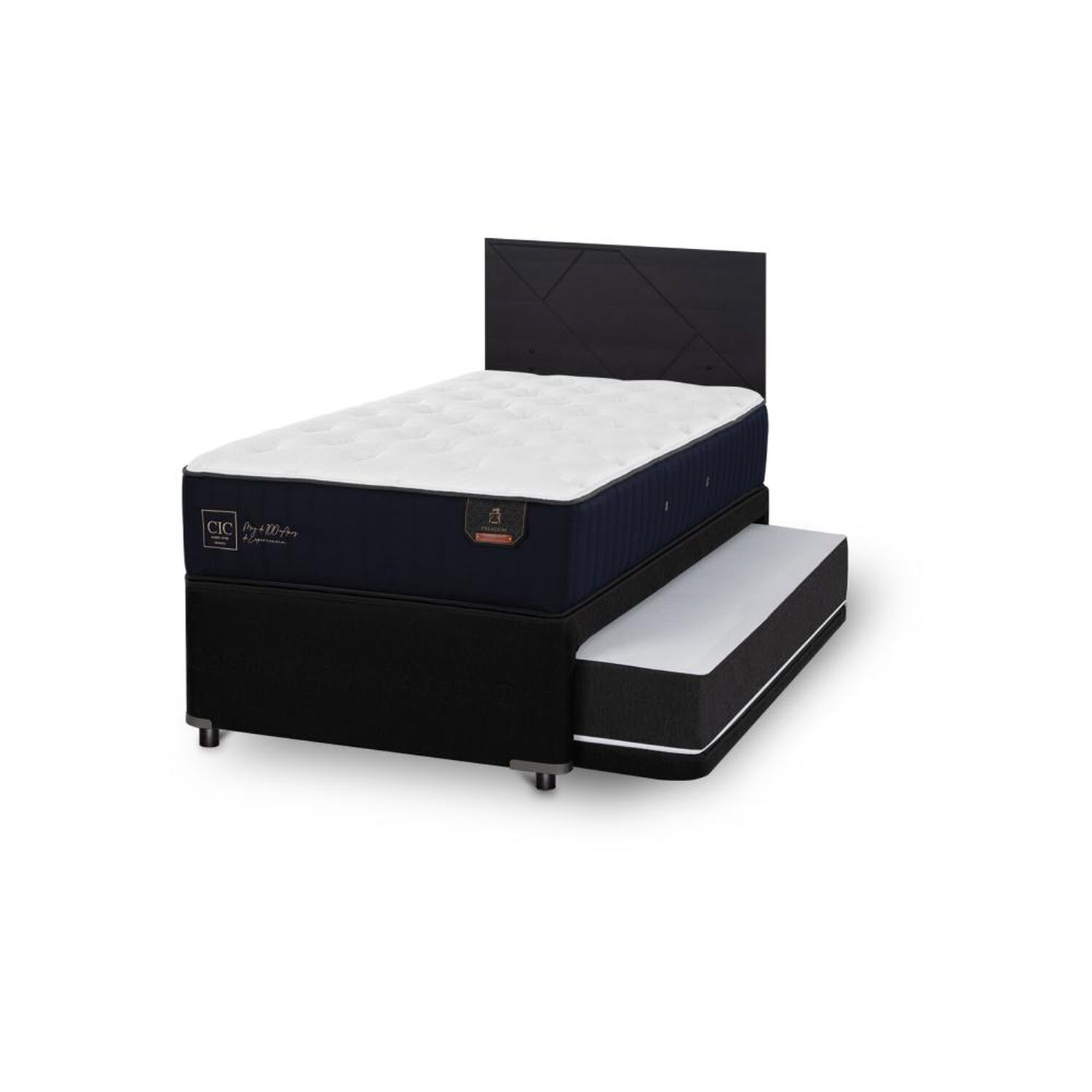 Cama Nido Cic Divan / 1.5 Plazas / Base Funcional + Respaldo image number 4.0