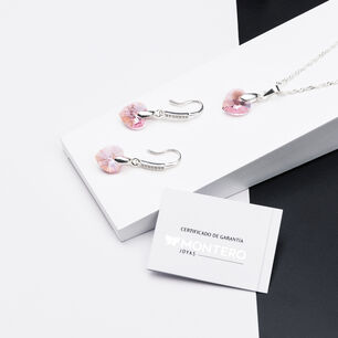 Conjunto Romance Cristales Genuinos Light Rose