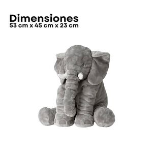 Almohada Peluche Para Bebe Dise&ntilde;o De Elefante