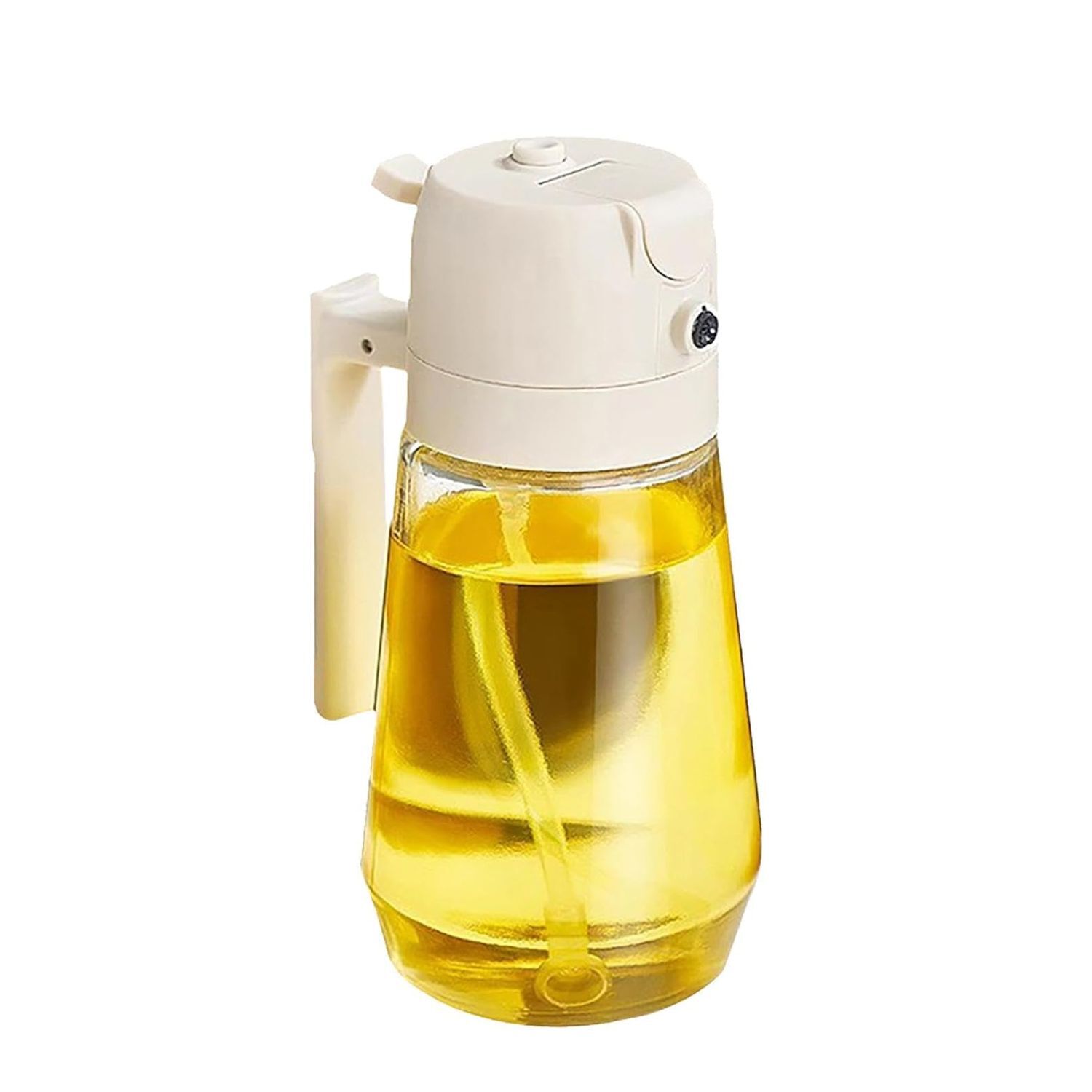Dispensador Aceite Tapa Blanca Cocina Moderna Plastica 500ml image number 1.0