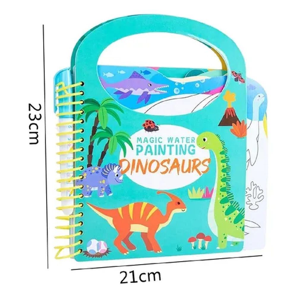 Libro Mágico Cuaderno Didáctico Niños Para Pintar Con Agua image number 1.0