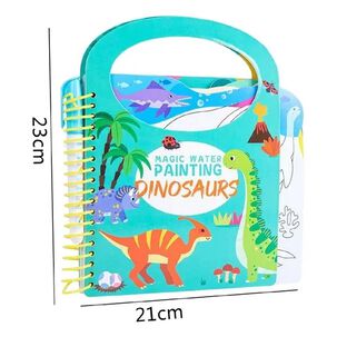 Libro Mágico Cuaderno Didáctico Niños Para Pintar Con Agua