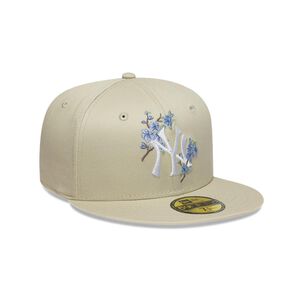 Gorra 59fifty New York Yankees Mlb Floral Beige