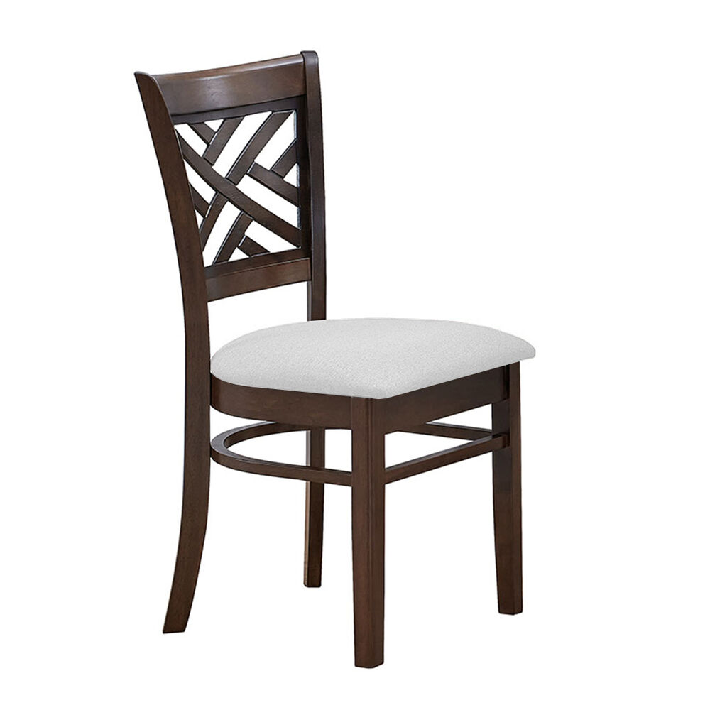 Juego De Comedor Estelle Chocolate 106 Cm 4 Sillas Marfil image number 3.0